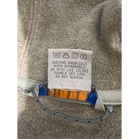 10,000 Ft Above Sea Level Women's Fleece Collared Cardigan Tan/Light Brown Sz XL - Picture 6 of 6